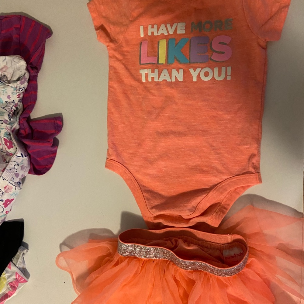 18 month onsie with matching tutu